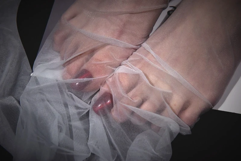 Title 2, Born Smooth Black Silk Stockings, transparent t...