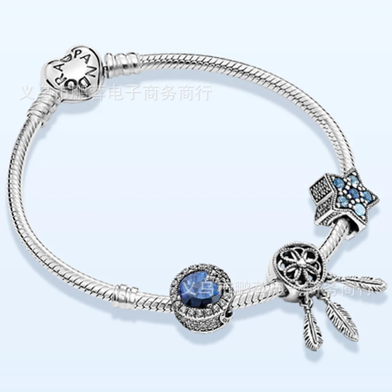 Pulseira em forma de coração com cabeça de amor — foto 2