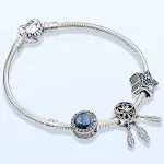 Pulseira em forma de coração com cabeça de amor — foto 2