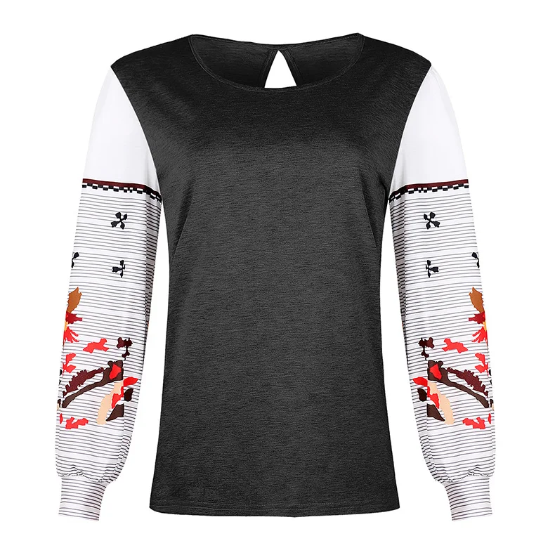 Title 7, Lange mouwen hoodie met print, voor ultiem comf...