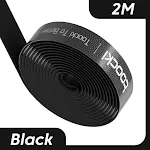 Hook & Loop Strap 2m Black