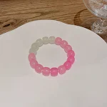 Pulseira de contas coloridas e fofas com pérolas, perfeita para adicionar um toque de charme e alegria ao seu visual diário. — foto 24