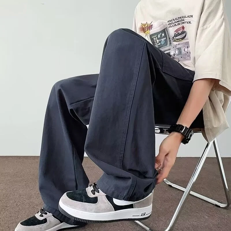 Title 2, Veelzijdige losse lange casual broek voor tiene...