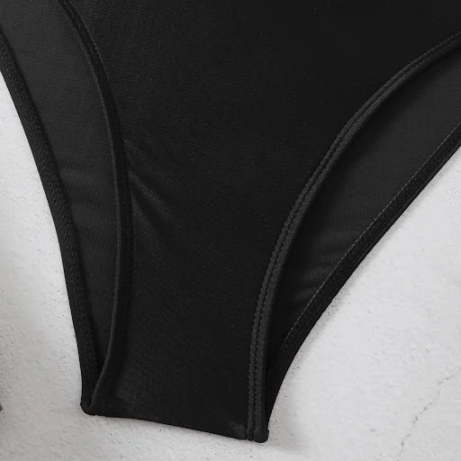 Title 17, Multicolor split stitching swimsuit perfect for...