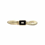 Pulseira quadrada minimalista retro com espelho Shell, ideal para um visual elegante e sofisticado. Design único e atemporal. — foto 1