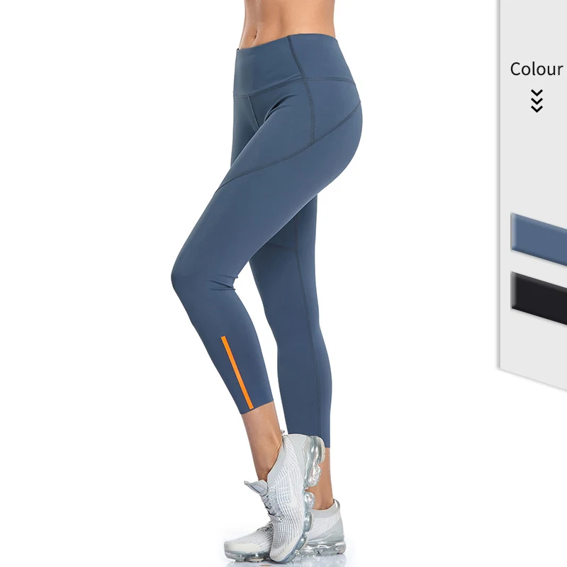 Title 2, Leggings sportivi da donna, a vita alta, aderen...