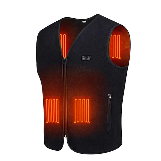 Title 4, Intelligent Dual-control Self-heating V-neck Ve...