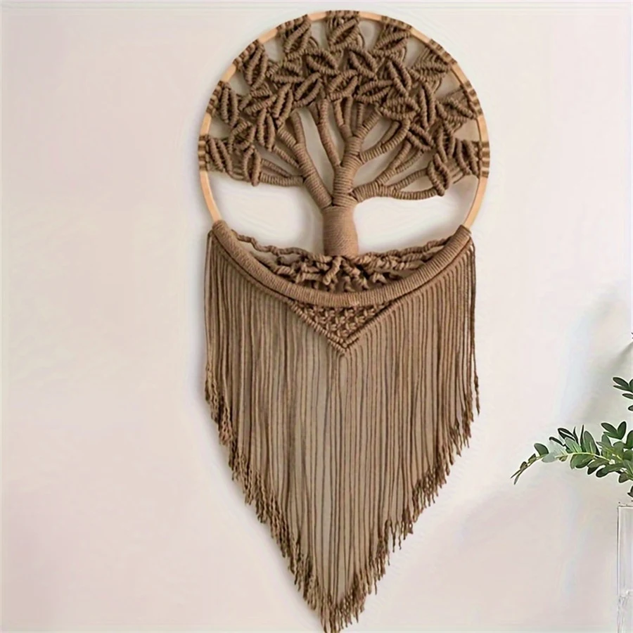Title 4, Lucky Tree woven wall hangings handmade living ...