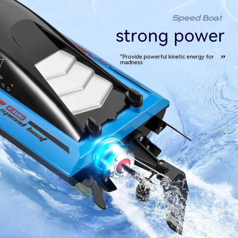 Remote-control Ship Toy Endurance Electric High-speed Speedboat Model for exciting water action and precise control. — photo 10