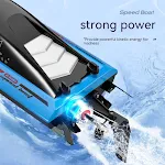 Remote-control Ship Toy Endurance Electric High-speed Speedboat Model for exciting water action and precise control. — photo 10