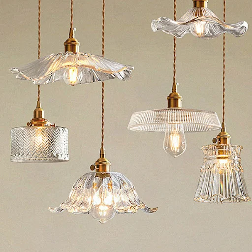 Title 5, Abajur de luxo todo em cobre para quarto. Lustr...
