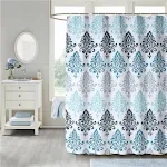 High-end thickened waterproof bathroom polyester shower curtain, providing complete water resistance and durability for — photo 10