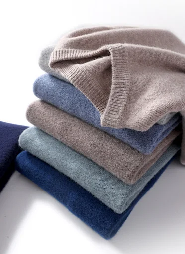 Title 3, Mens Thickened Pullover Sheep Fur Sweater, Loo...