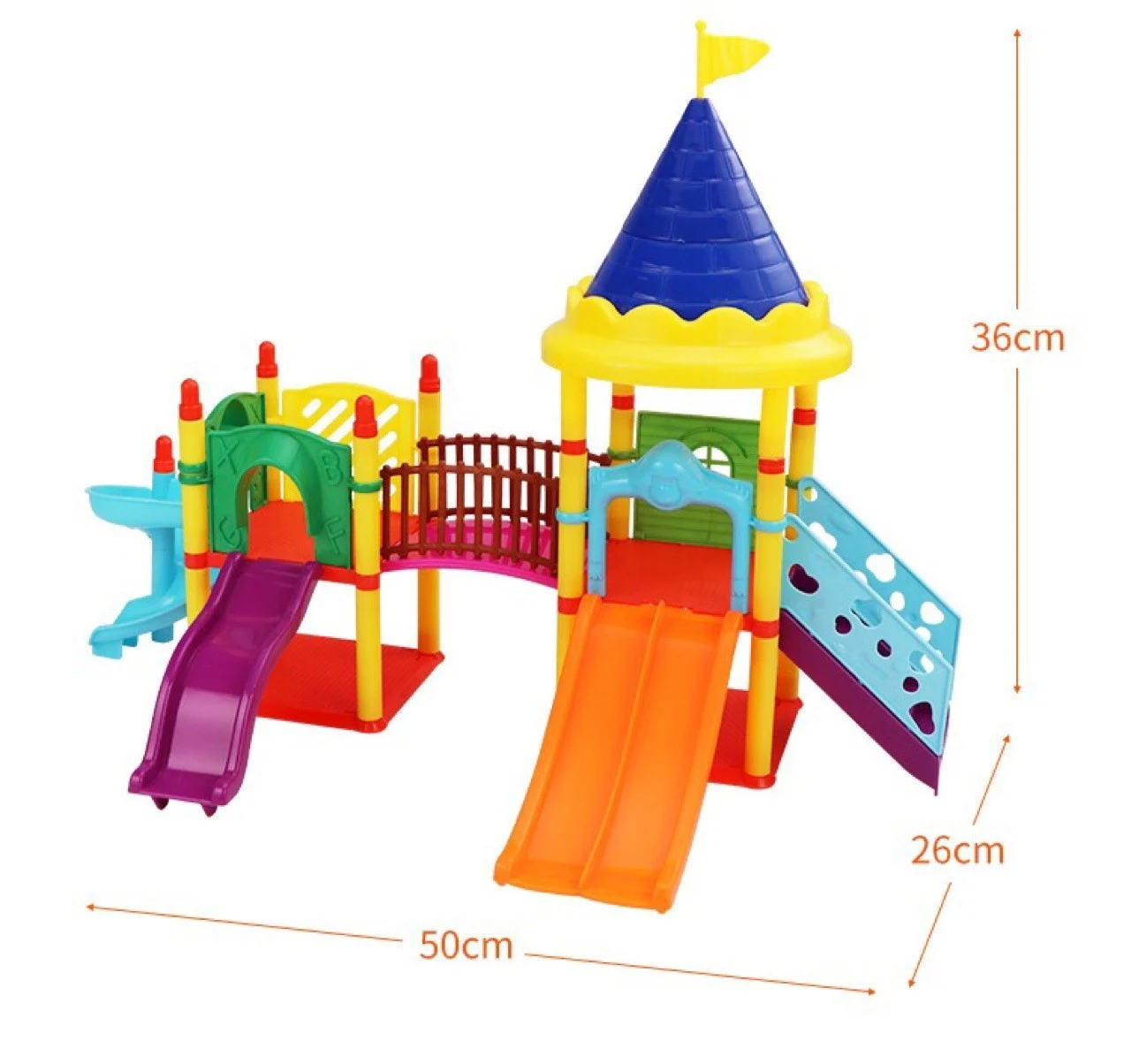 Parque de diversões Piggy Land Slide, casa de jogos Happy Castle, brinquedos. Escorregador para crianças. Diversão garantida e segura. — foto 5