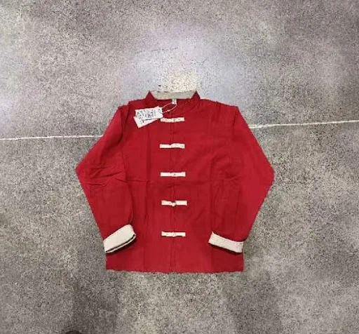 Title 6, Chinese Style Cotton And Linen Shirt, a multi-c...