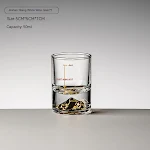 Diamond Surface Gold Foil Jinshan Liquor Crystal Glass. Enjoy the premium taste and elegance of this exquisite drink, pe — photo 10