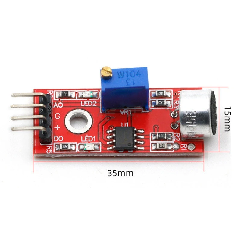 Title 5, High Sensitivity Microphone Sensor Module KY-03...