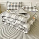 Gray Plaid Bear