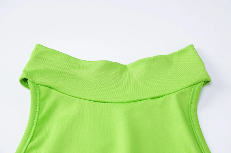 Vestido sem mangas com gola redonda, cintura alta e corte justo. Ideal para um visual elegante e moderno. Perfeito para diversas ocasiões e eventos. — foto 1