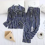 Blue and white stripes