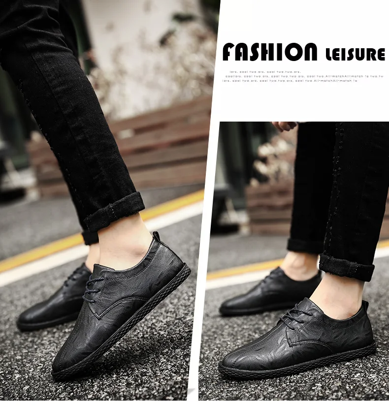 Title 5, Mens casual leather shoes Wild Peas. Experienc...