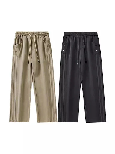 Title 8, Losse, rechte track pants voor ultiem comfort. ...