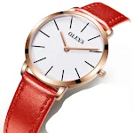 Relógio de quartzo ultrafino. Design elegante e minimalista, para um estilo refinado. Precisão impecável, conforto e leveza para o seu pulso. A sofisticação atemporal — foto 1