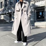 Loose and High Class Feeling Over Knee Coat offering a luxurious and elegant experience, perfect for stylish warmth and — photo 4