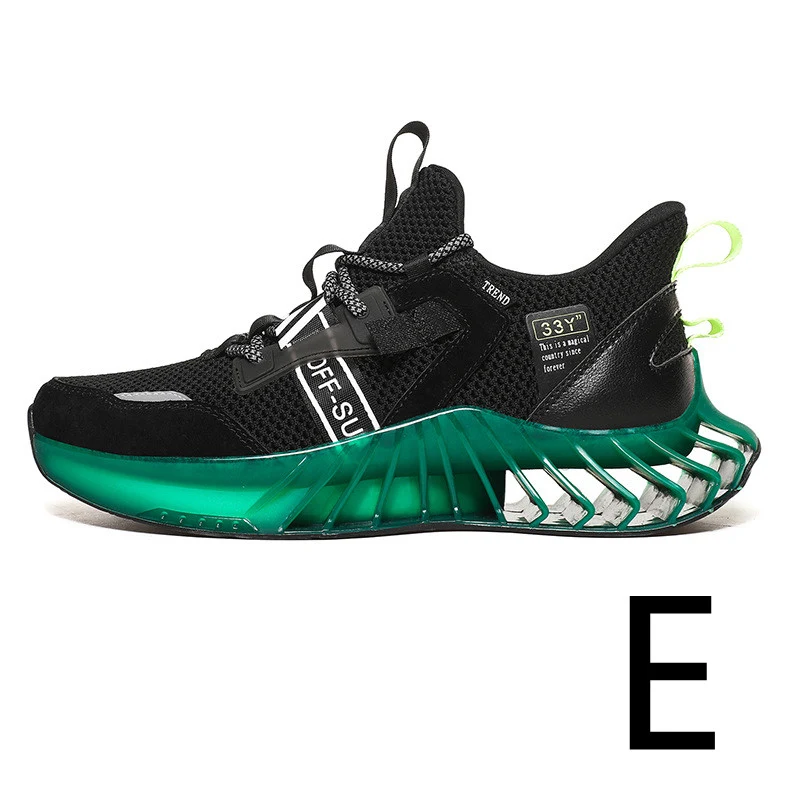 Tênis de rede casuais juvenis masculinos coloridos. Sapatos esportivos estilosos e confortáveis para o dia a dia, ideais para um visual moderno. — foto 12