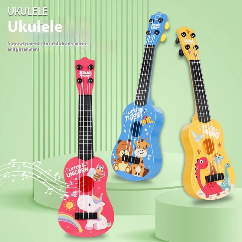 Children's Small Guitar Toy Plays Like Ukulele Easy to Use Musical Instrument for Kids Develops Musical Skills and Fun — photo 1