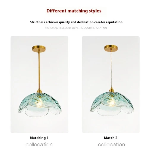 Title 2, Petal Glass Simplicity Restaurant Chandelier Si...