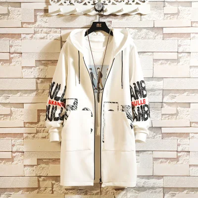 Youth mid-length windbreaker jacket for casual wear, designed with personality and comfort for everyday use and style. — photo 1