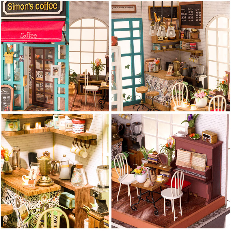 Title 25, Robotime DIY Wooden Miniature Dollhouse 1 24 Ha...