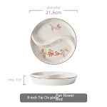 8 Flower And Bird Plate