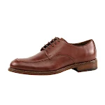 Sapatos masculinos casuais de couro com cadarço Estilo britânico Tênis de cano baixo Conforto e elegância para o dia a dia Design atemporal — foto 4