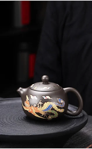 Title 2, Chinese Kung Fu Teapot Heats Up Automatically W...
