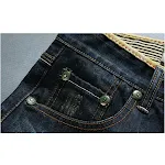 Heren denim strandshorts Geniet van de zomer met deze comfortabele en stijlvolle denim shorts, perfect voor het strand en vrije tijd. De ideale zomerbroek. — foto 1