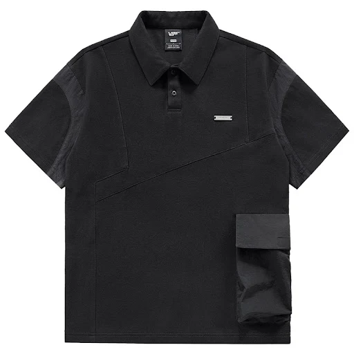 Title 2, Mens Spliced Fashion Polo T Shirt, offering st...