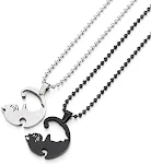 Suéter Feminino Outono Inverno + Colar Pingente Masculino Aço Titânio Hip Hop. Combine estilo e conforto, perfeito para diversas ocasiões. — foto 3