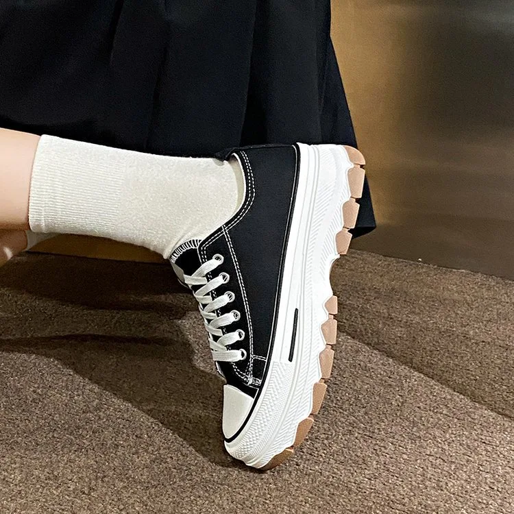 Title 1, Spring and Autumn Womens Low-top Lace-up Casua...