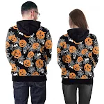 Suéter de casal feminino para performance de rua de Halloween. Confortável, estiloso e ideal para festas e fantasias em dupla. — foto 8