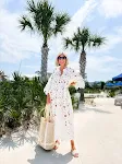 Blusa Solta de Praia Europeia e Americana para Férias Relaxantes, Conforto e Estilo Descontraído para Seus Momentos de Lazer — foto 5