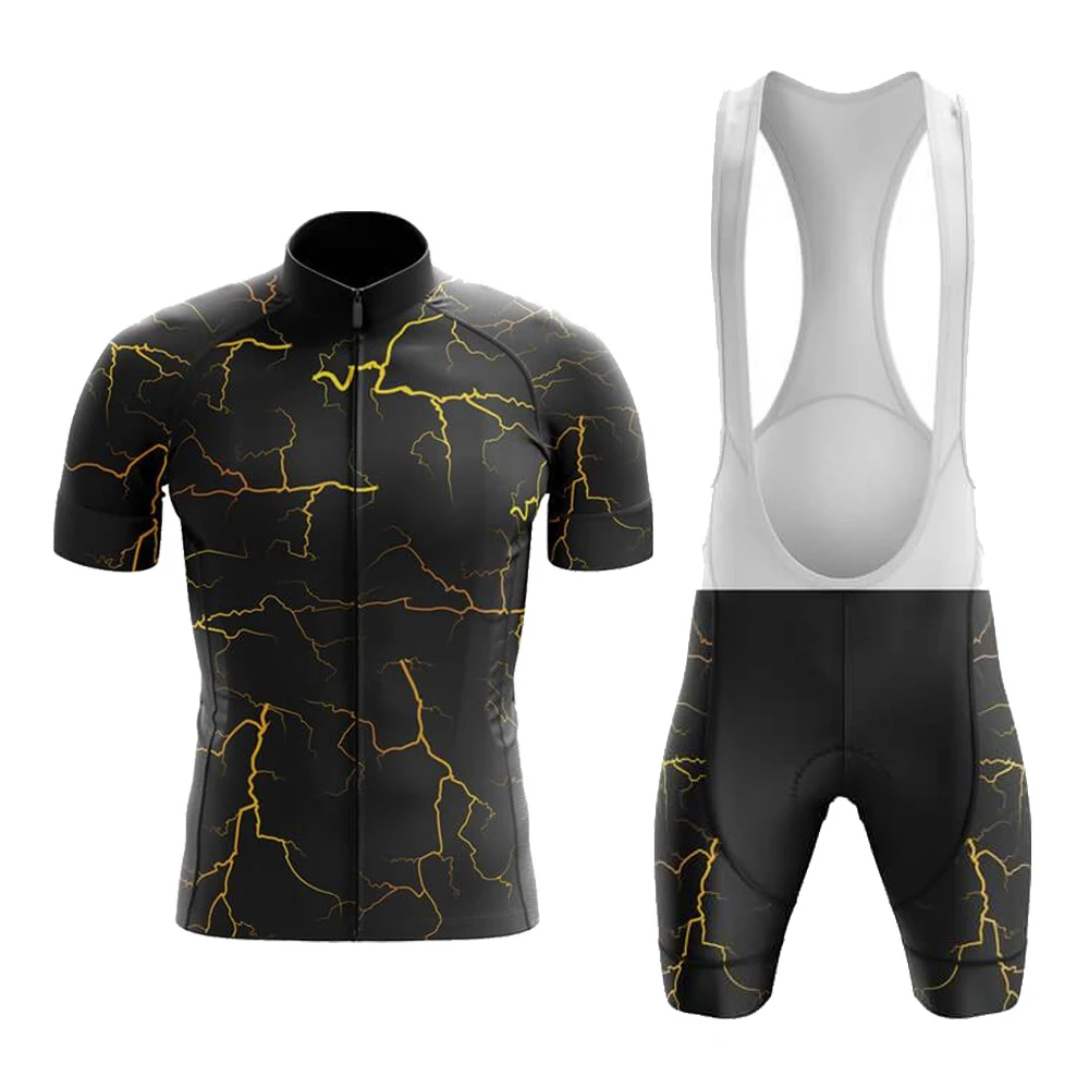Macacão de ciclismo de verão Lightning Series masculino Leve e respirável Secagem rápida Proteção UV Conforto superior Ideal para pedalar no verão — foto 8