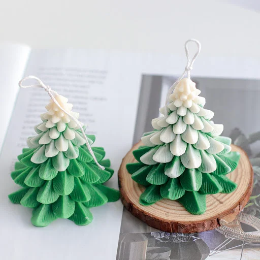 Title 3, Stampo in silicone per candele ad albero di Nat...