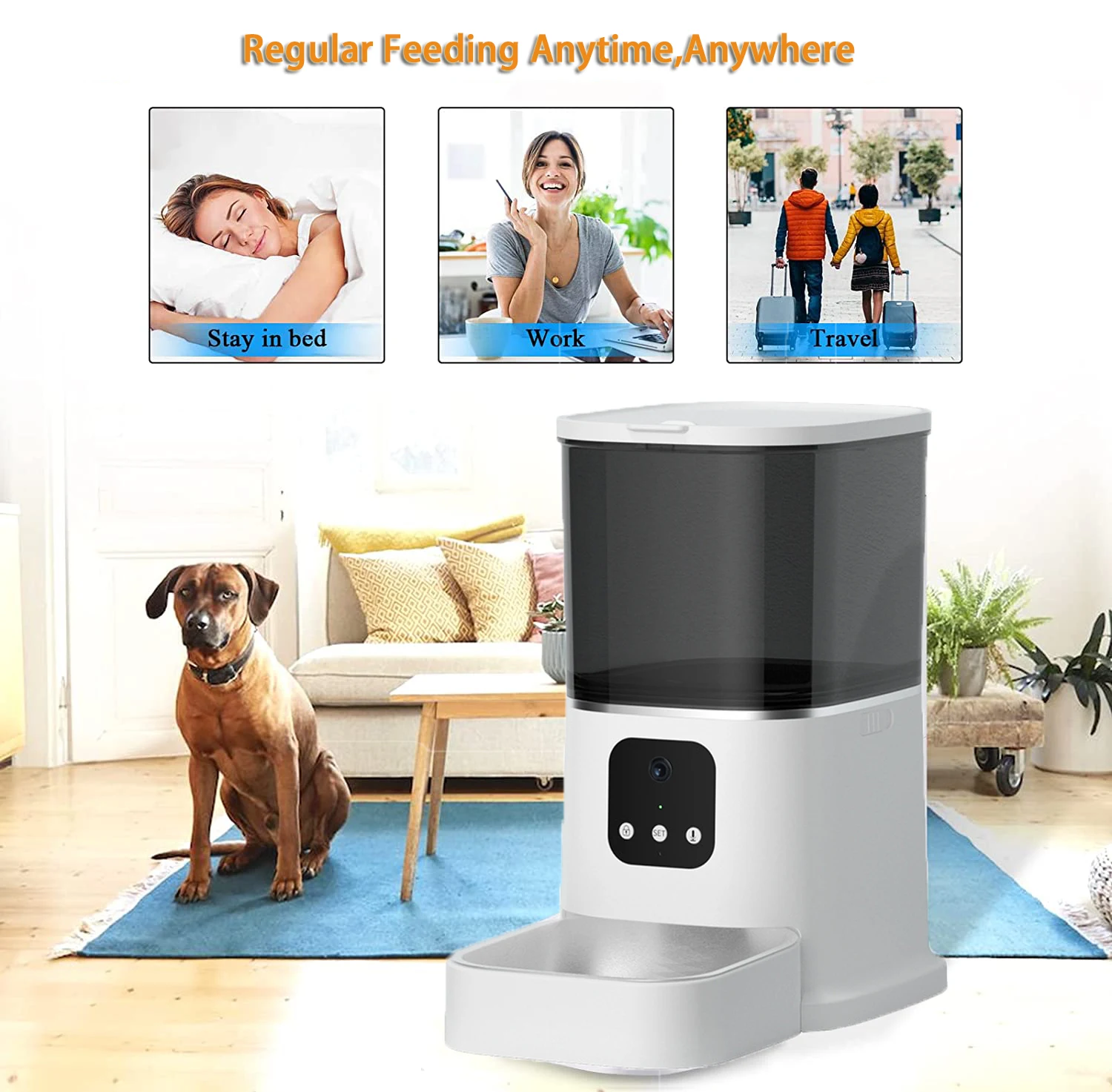 Title 18, PawPartner Tuya Automatic Feeder For Cats & Dog...