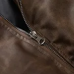 Jaqueta de couro PU espessada estilo rock para homens, casaco de motoqueiro resistente ao vento, quente e elegante, ideal para outono e inverno, design moderno. — foto 9