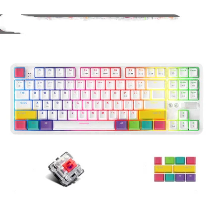 Title 1, Teclado Mecânico Blackmail K870T Dual Mode Blue...