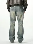 Jeans Casuales Rectos Sueltos American Street Desgastados para un Look Relajado y Cómodo Perfecto para el Día a Día — foto 4