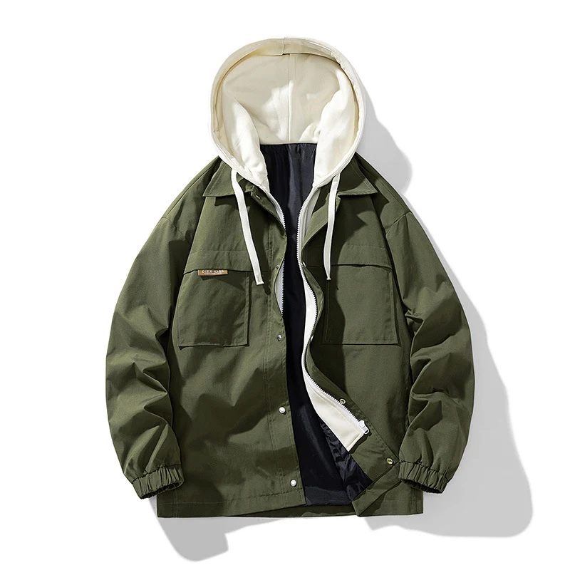 Jaqueta Masculina Nova com Personalidade da Moda Design moderno e estiloso para um visual impecável. Ideal para diversas ocasiões e estilos. — foto 14