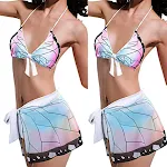 Conjunto de três biquínis cosplay para praia, aproveite o sol com estilo. Conforto e sensualidade garantidos para dias inesquecíveis na praia. — foto 6